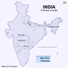 5 Rivers of India: An Overview - GeeksforGeeks
