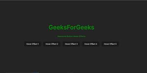 Awesome Button Hover Effects in React - GeeksforGeeks