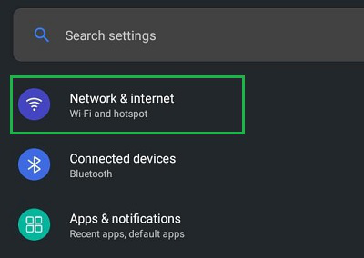 Enable Private DNS on Android