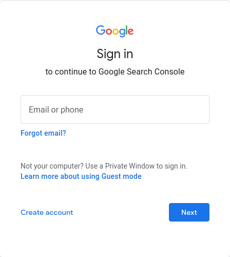 Google Search Console