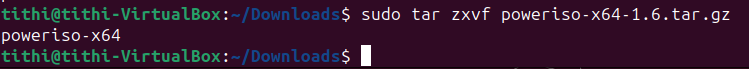 Extract poweriso-x64