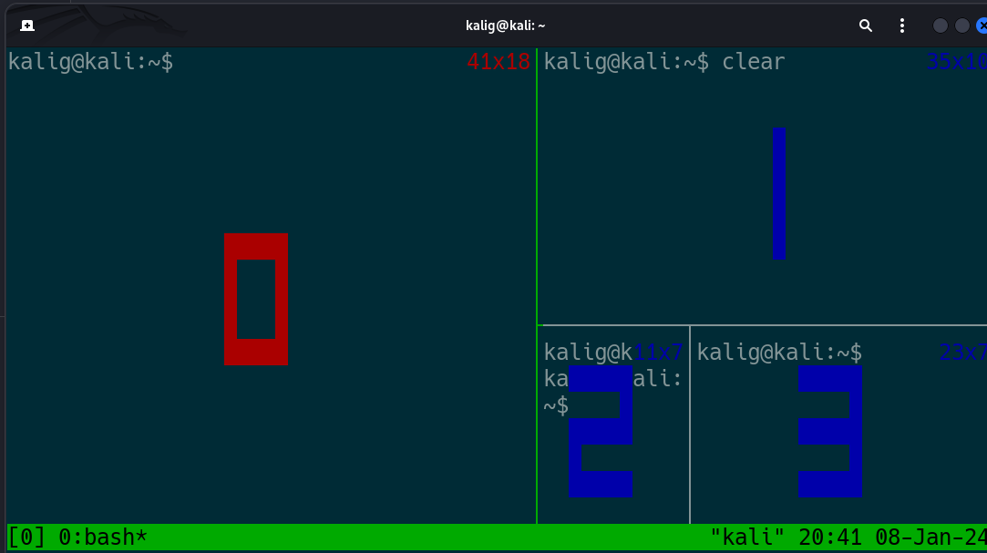 using-ctrl-b-and-q-in-tmux