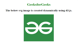 How to Make an SVG Image in JavaScript ? - GeeksforGeeks