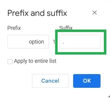 how-to-add-prefix-or-suffix-to-list-Google-docs-using-menubar-pic6