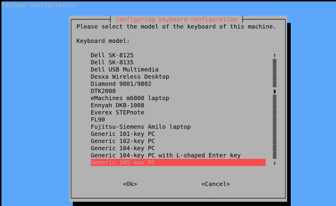 Setting Keyboard Layout