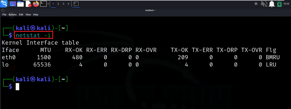 Using netstat