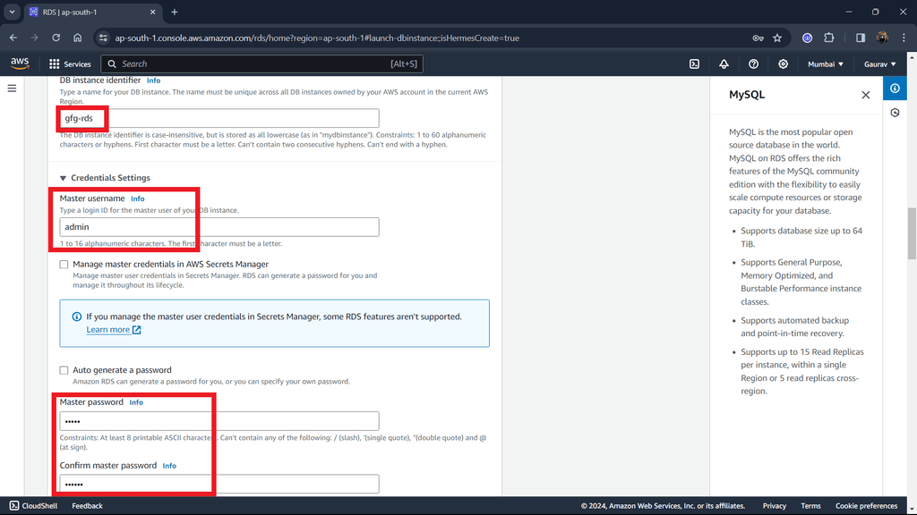 DB Instance Configurations