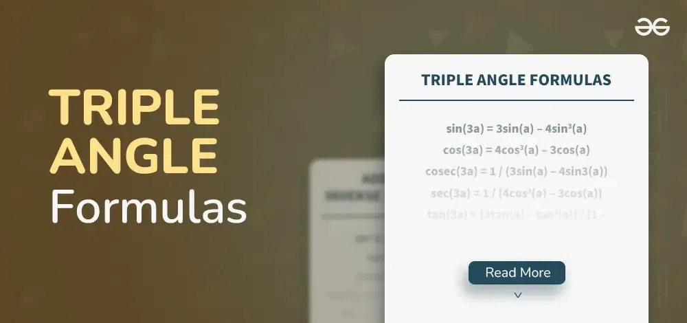 Triple Angle Identities In Trigonometry