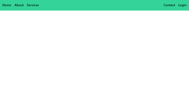 How to make a Split Navigation Bar in Tailwind CSS ? - GeeksforGeeks