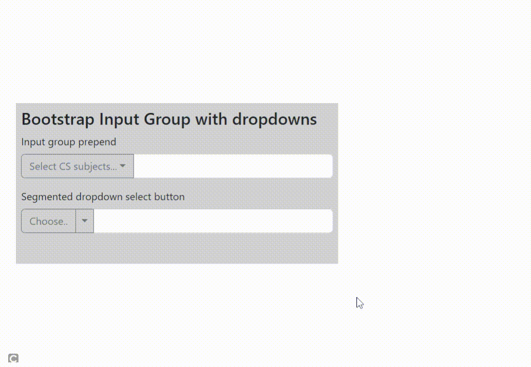 React Bootstrap Form Input Group - GeeksforGeeks