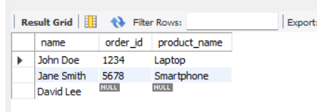 using left join to retrive records from multiple tables