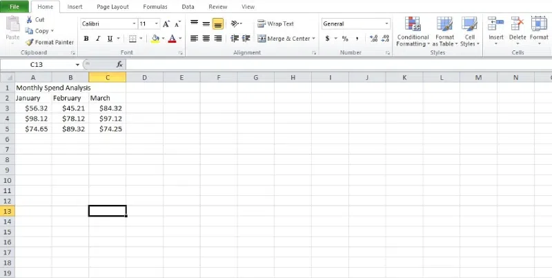 Step 1: Open the Excel