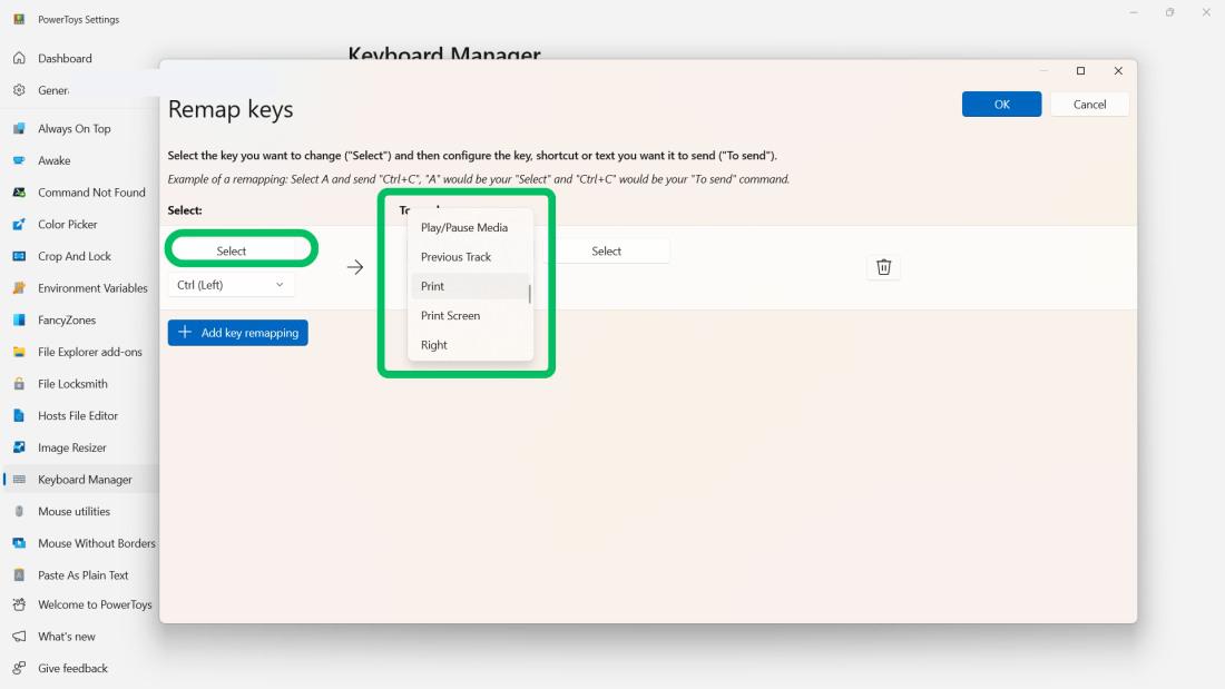 custom keyboard shortcuts windows 11