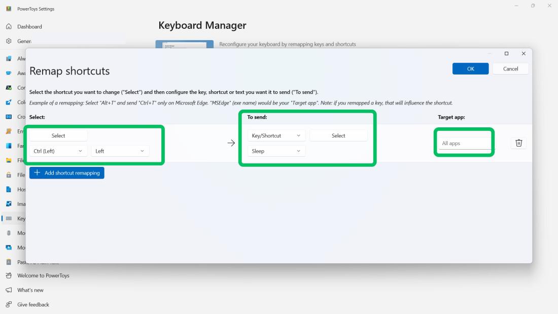 custom keyboard shortcuts windows 11