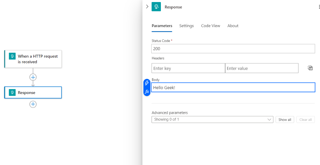 Configure Parameters 