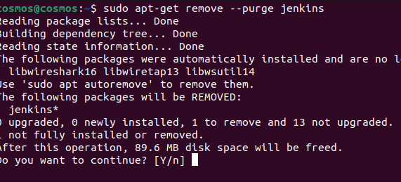 Removing Jenkins