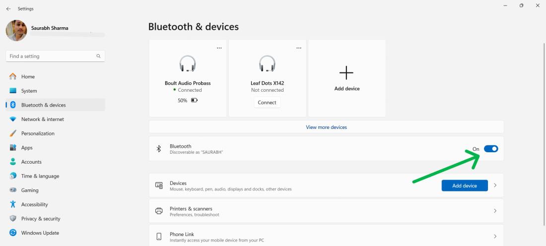 turn-on-bluetooth-using-settings-app