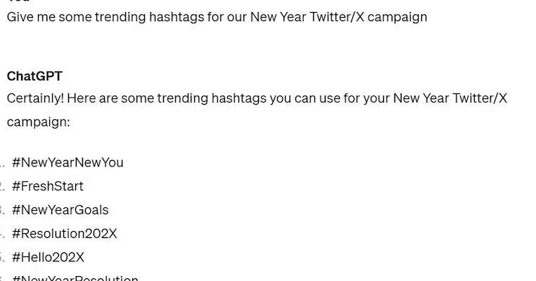 trending hashtags