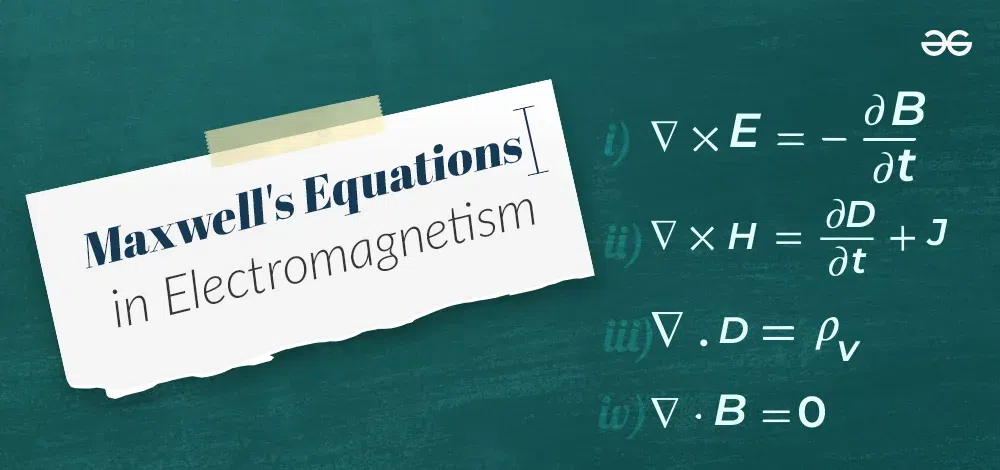 Maxwell's-Equations-in-Electromagnetism-