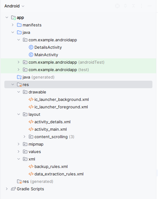 androidFileStructure