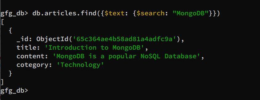 using_search_operator_in_mongodb