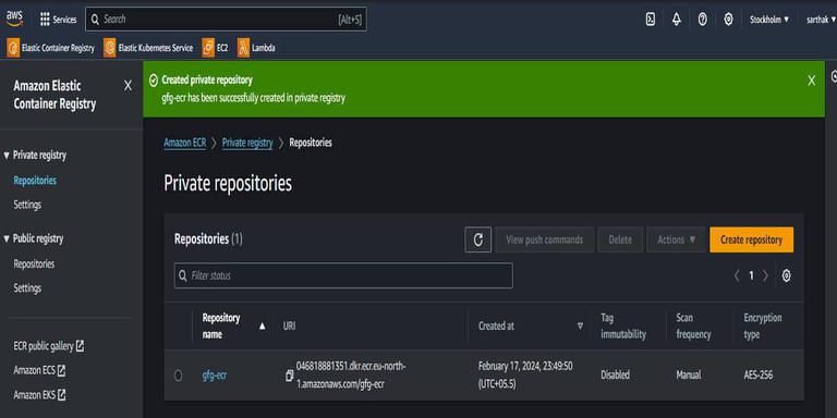 How To Push A Docker Image To Amazon ECR? - GeeksforGeeks