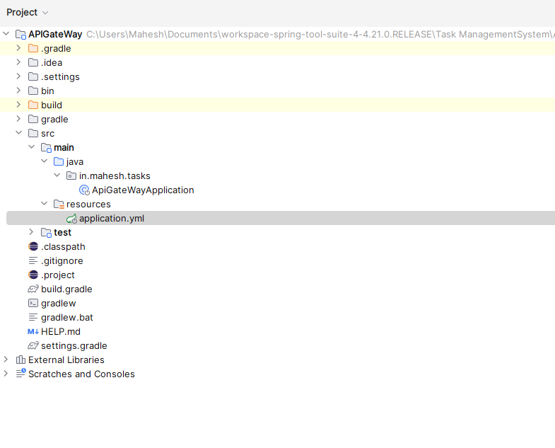 API Project Structure