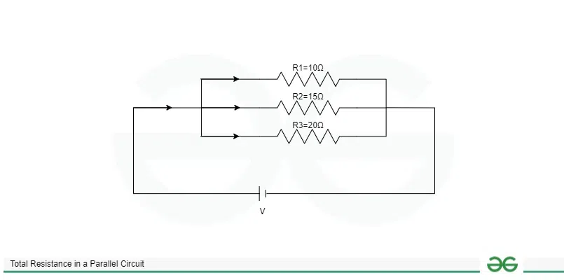 Parallel Circuit with three resistors