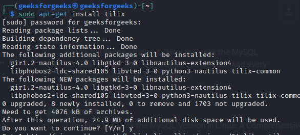 installing a terminal multiplexer