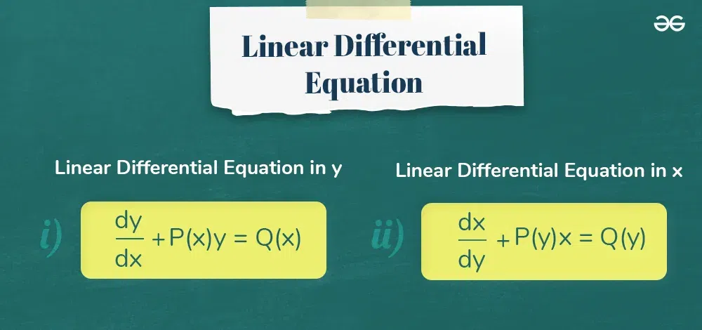 Linear Differential Equation