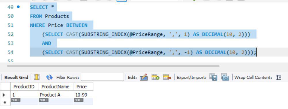 Parameterizing-with-Price-Range