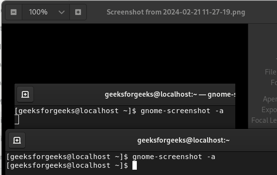 take screenshot in redhat linux