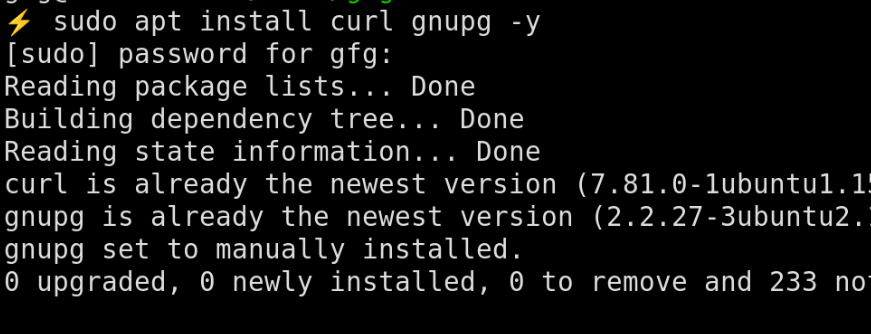 curl-and-gnupg-installation