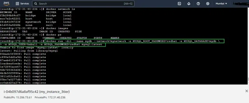 Creating-mysql-database