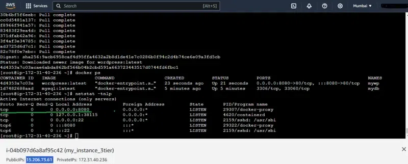 Checking-the-running-ports