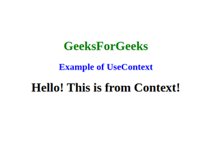 How to implement useContext Hook in a Functional Component ...