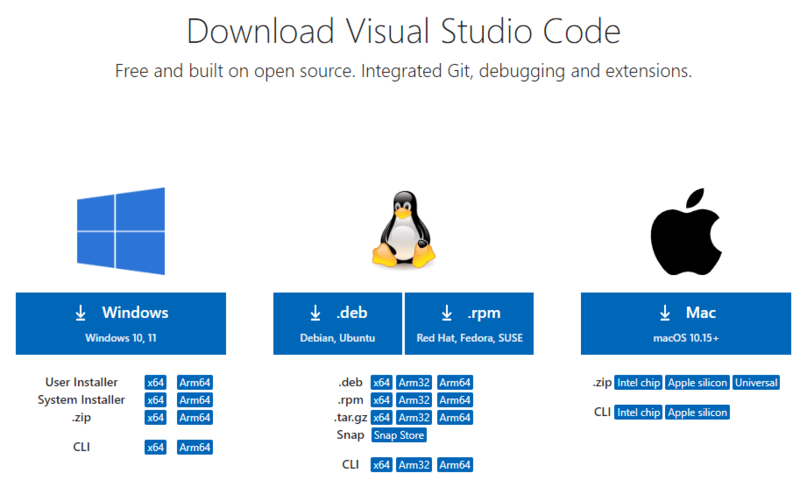 Visual-Studio-Code/Text Editors For Mac