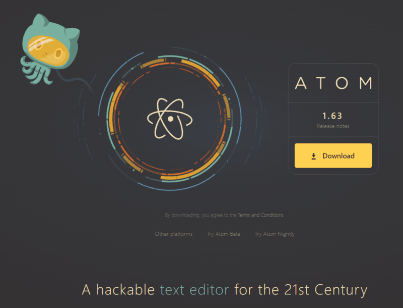 Atom-Code/Text Editors For Mac