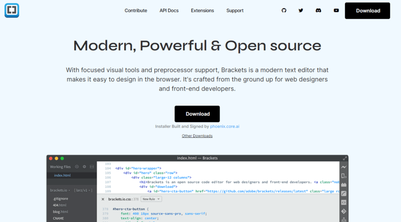 Brackets-Code/Text Editors For Mac