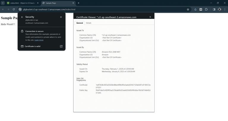 How To Configure SSL For Amazon S3 Bucket? - GeeksforGeeks