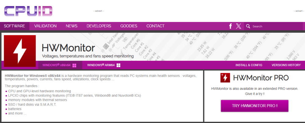 HWMonitor---CPU-Temperature-Monitoring-Tools