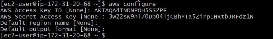 AWS configuration