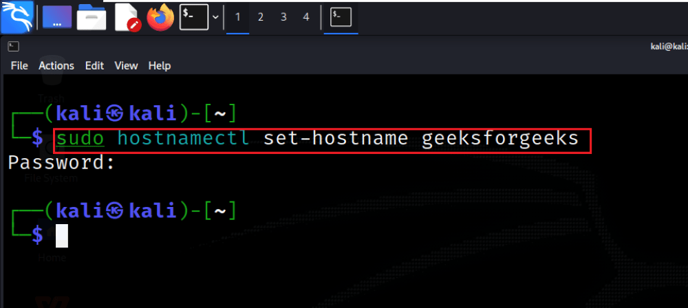 Change Hostname