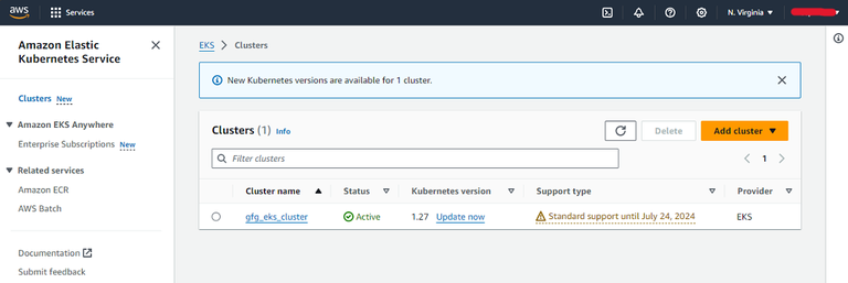 How To Create Amazon EKS Cluster Using Terraform? - GeeksforGeeks