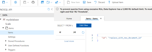 No SQL APIs