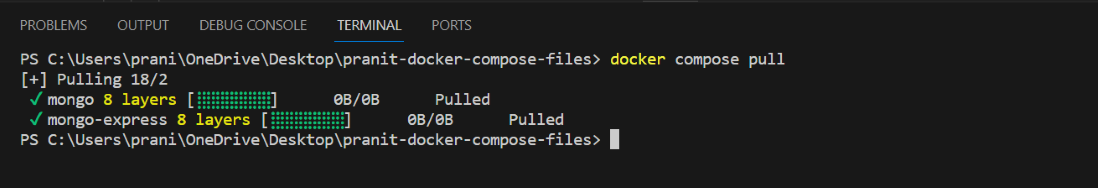 docker compose pull