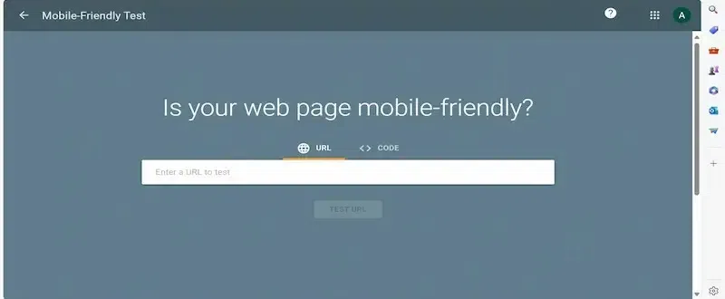 google mobile-friendly test