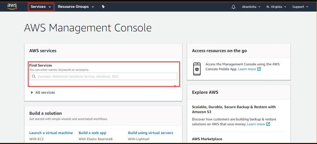 AWS Management Console