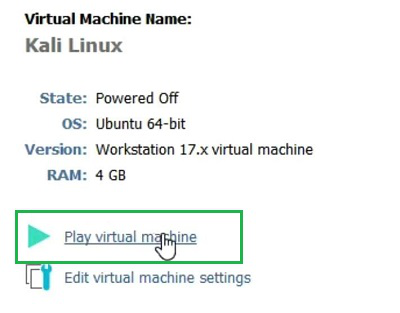 How to install Kali Linux in VMware