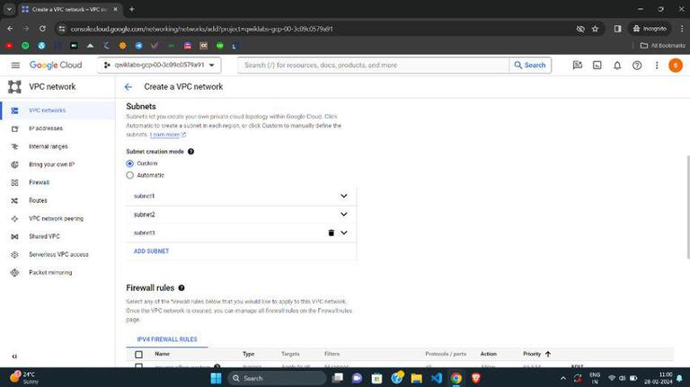 How To Delete & Create VPC Network In The GCP - GeeksforGeeks